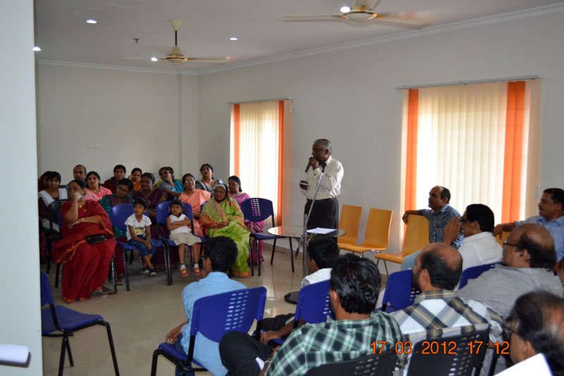 Handed over Artech Lake View at Akkulam on 17th March 2012