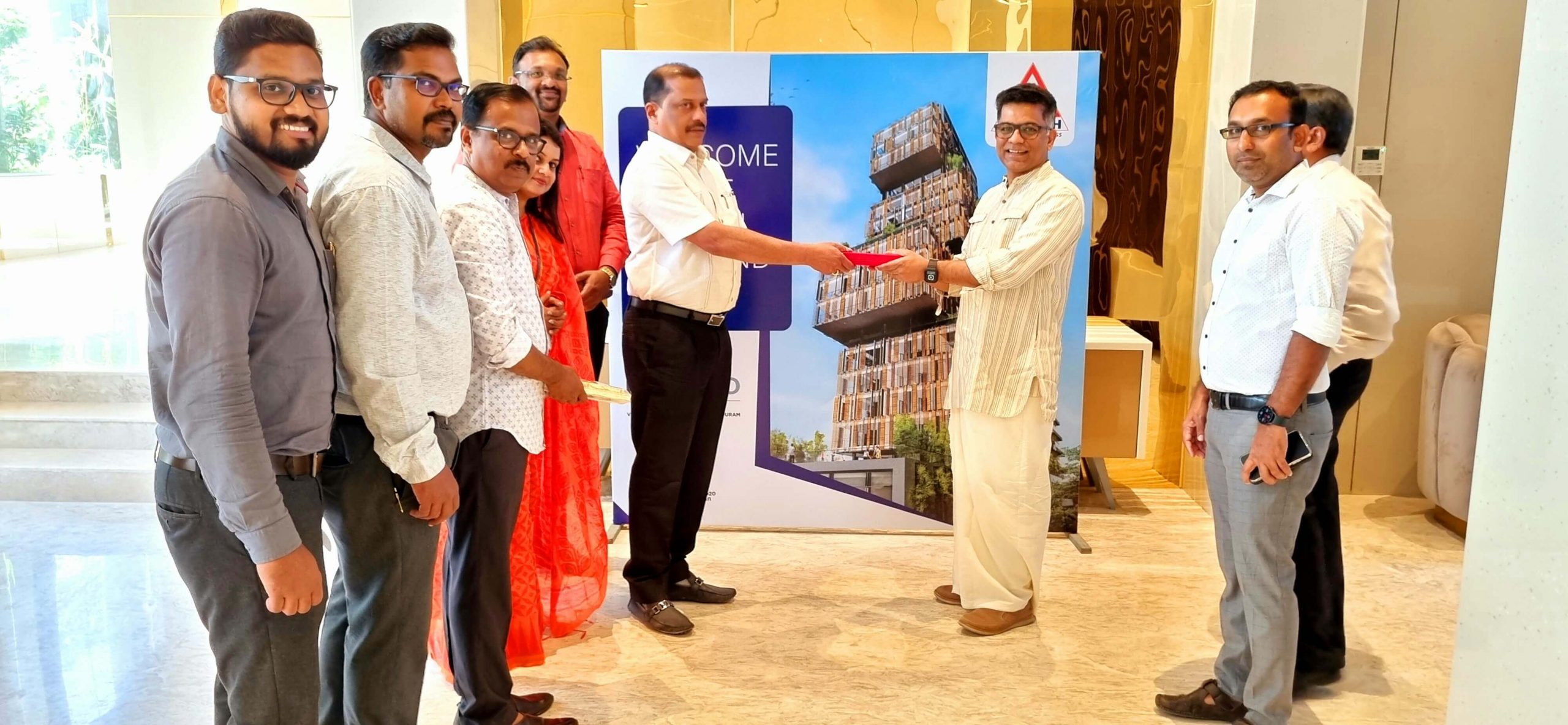 Key Handing Over of Diamond Enclave B11